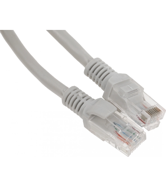 Патч-корд UTP Cablexpert PP6U-2M cat.6, 2м, литой, многожильный, серый