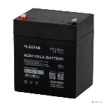 Аккумуляторная батарея Бастион RAPAN SB 12045 АКБ свинцово-кислотная тип AGM 12V 4,5А·ч I зар.1,35А, ножевые клеммы (9162), фото2