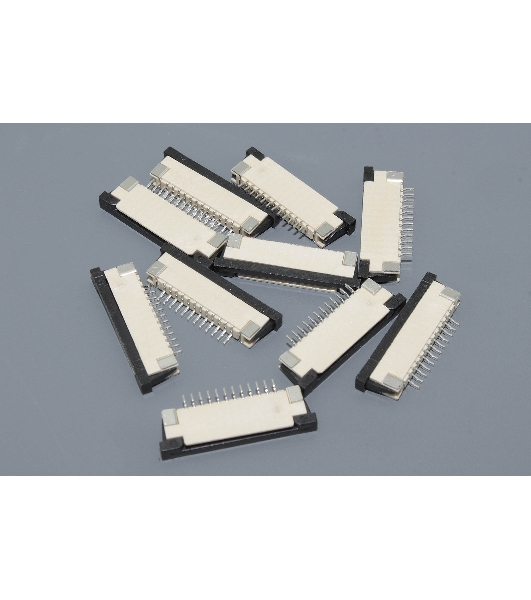 Разъем FPC Half Coverage Bottom Contact 1.0K-BX-12PWB 12 pin высота 2мм шаг 1мм 10 шт