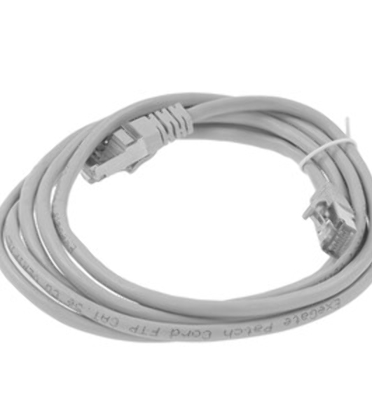 Патч-корд ExeGate FTP-RJ45-RJ45-C5e-CU-2M-GY, FTP, cat.5e, 2м, медь, серый