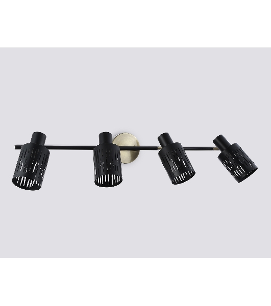 Светильник Ambrella light TR8670/4 BK/SB чёрный/бронза E14/4 max 60W 760*100*190