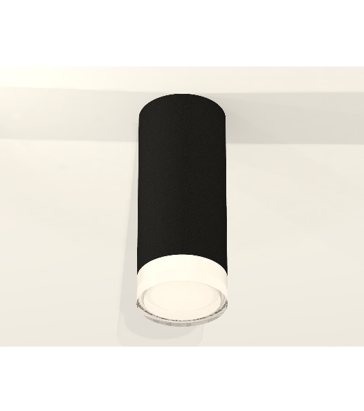 Светильник Ambrella Light XS7443014 SBK/FR/CL черный песок/белый матовый/прозрачный MR16 GU5.3 (C7443, N7160)