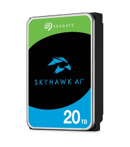 Жесткий диск Seagate SkyHawk AI ST20000VE002 20Tb, 3.5', 7200 RPM, SATA-III, 512e, 256MB, для систем видеонаблюдения