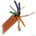 Кабель ExeGate UTP 4 пары кат.5e медь, 24AWG, LSZH, бухта 305м, оранжевый, фото 1