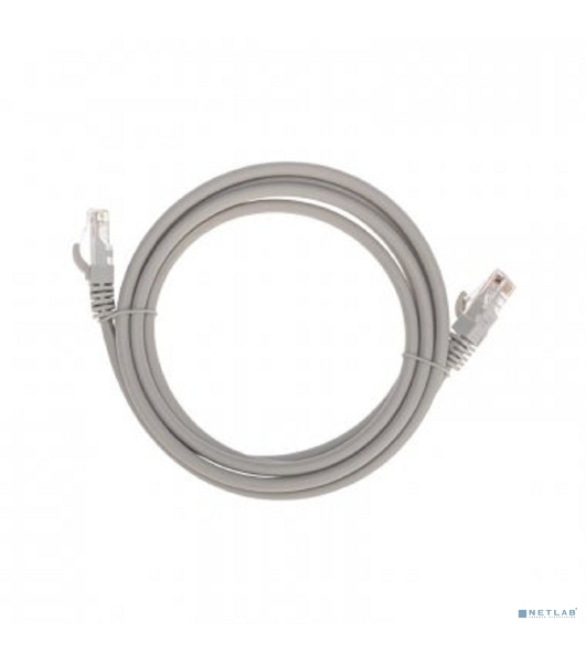 Патч-корд U/UTP Rexant cat.6, RJ45-RJ45, неэкранированный, 26AWG, LSZH, серый, 2 м