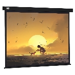 Экран Cactus 150x150см Wallscreen CS-PSW-150X150-BK 1:1 настенно-потолочный рулонный черный, фото3