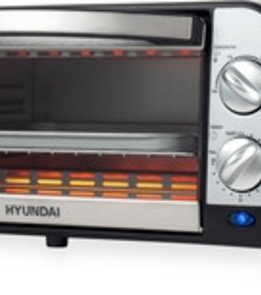 Мини-печь Hyundai MIO-HY071 9 л, 800 Вт, серебристый