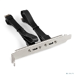 Планка портов в корпус 2xType-C SuperSpeed+ ExeGate BrctUSB32E-2C (USB3.2 Gen2 2xType-E 20Pin Male --> 2xType-C USB 3.2 Gen 2, SuperSpeed+ скорость до 10 Гбит/с, кабель 30 см), фото7