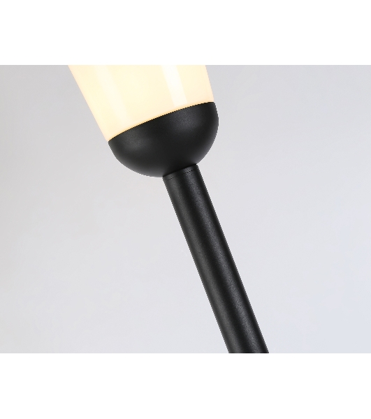 Светильник Ambrella light ST2095 BK/FR черный/белый матовый IP54 E27 max 40W D150*950