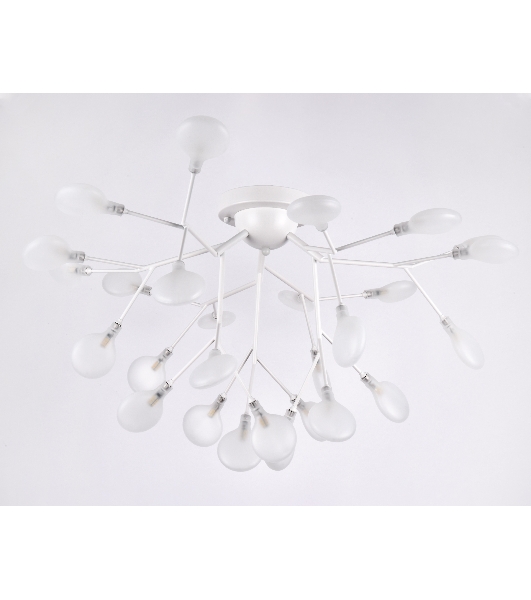Светильник Ambrella light TR3011/27 WH/FR белый/матовый G4/27 max 20W D730*430