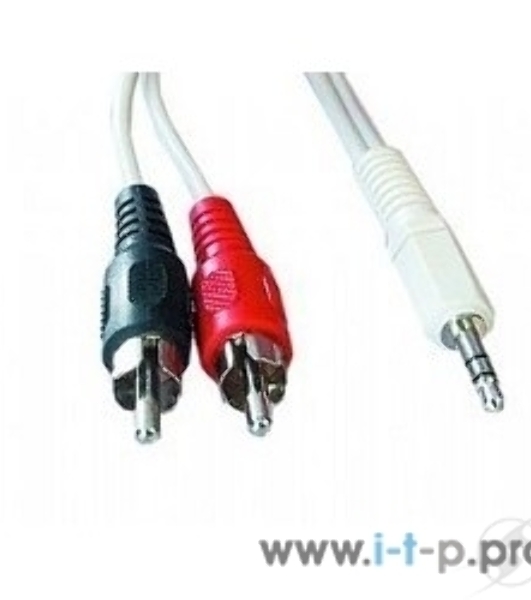 Кабель аудио Gembird Jack3.5/2xRCA, 5.0м