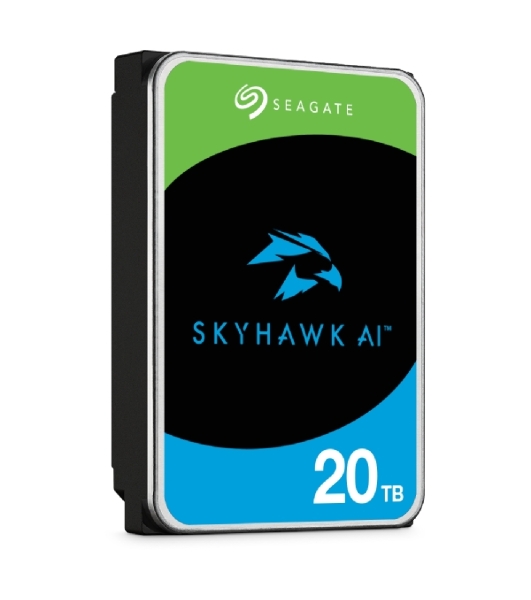 Жесткий диск Seagate SkyHawk AI ST20000VE002 20Tb, 3.5', 7200 RPM, SATA-III, 512e, 256MB, для систем видеонаблюдения