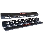 Органайзер LANMASTER (LAN-ORG/CV-1U) кабельный 19' c крышкой. 1U, фото 1