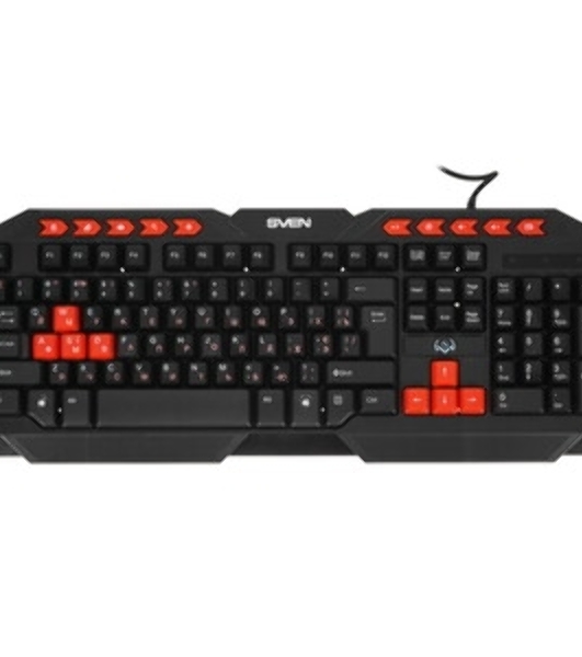 Комплект клавиатура + мышь SVEN GS-9200 игровые клавиатура, мышь и коврик
