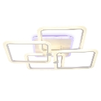 Потолочный светодиодный светильник FA537/4 WH белый 148W 670*670*120 (ПДУ РАДИО 2.4), фото4