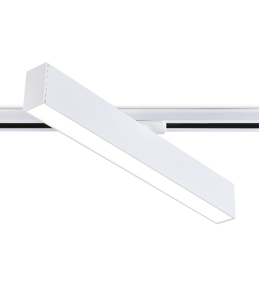 Трековый однофазный светильник Ambrella light GL6772 WH белый LED 24W 4200K 600*22*48