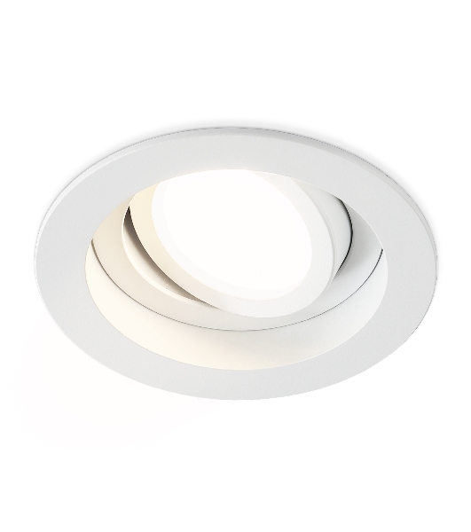 Встраиваемый поворотный точечный светильник Ambrella light TN102755 WH белый IP20 GU5.3 D98*32