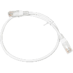 Патч-корд LANMASTER UTP TWT-45-45-0.5-WH вилка RJ-45-вилка RJ-45 cat.5е 0.5м белый ПВХ, фото2