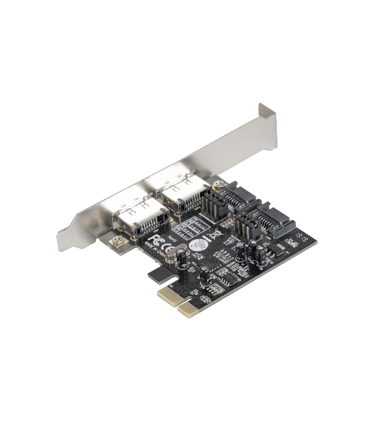 Контроллер ExeGate EXE-501 PCI-E 2.0, SATA3 6Gb/s, 2 int+2 ext (OEM)
