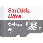 Флеш карта microSD 64Gb SanDisk microSDXC Class 10 Ultra UHS-I 100Mb/s, фото3
