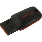 Флешка USB Netac U197 (NT03U197N-064G-20BK), 64Gb, USB 2.0, R/W 25/10, черный/красный, фото6