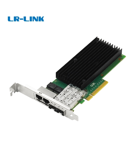 Сетевая карта PCIe x8 10G 4-port SFP+ & Copper Hybrid Ethernet Network Adapter (Intel X710)