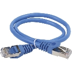 Патч-корд ITK PC03-C5EFL-1M F/FTP RJ-45 вил.-вилка RJ-45 cat.5e 1м синий LSZH, фото2
