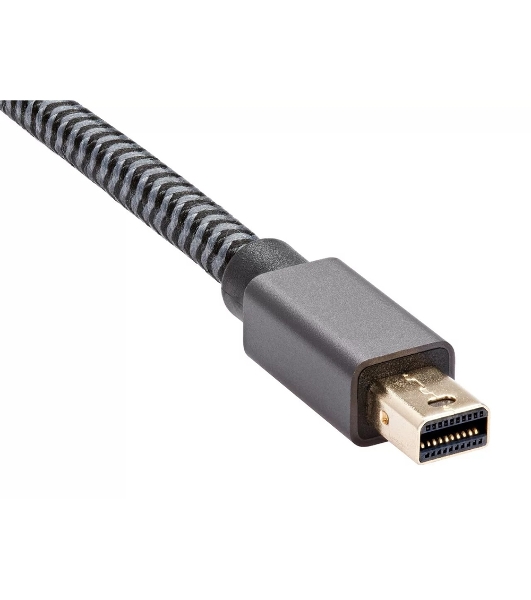 Адаптер miniDP --> HDMI-F 0.15м, оплетка, 4K@60Hz, Telecom (TA565)