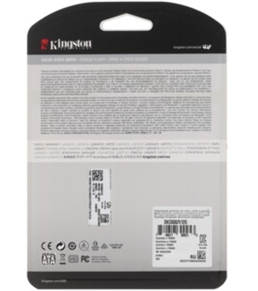 Накопитель SSD Kingston KC600, 512Gb, 2.5', SATA III, R/W 550/520