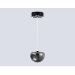 Подвесной светодиодный светильник Ambrella light LH12001 BK/GD/SM черный/золото/дымчатый 6W 3000K D180*145, фото5