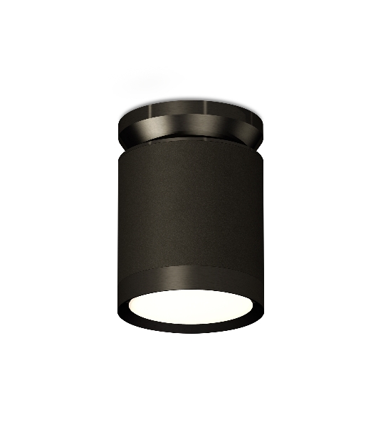 Светильник Ambrella Light XS8142020 SBK/PBK черный песок/черный полированный GX53 (N8902, C8142, N8113)