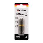 Бита для шуруповерта Kranz PH2х50 мм (2 шт./уп.), фото 1
