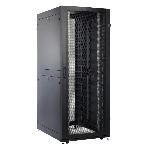 Шкаф серверный ЦМО ШТК-СП-48.8.12-48АА-9005 48U 800x1190 мм пер. дв. перфор. задн. дв. перфор. 2-хст. 2 бок. пан. направл. под закл. гайки 1350 кг черный, фото4