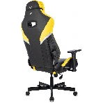 Кресло игровое Knight Thunder 5X черный/желтый эко.кожа крестов. металл, фото37
