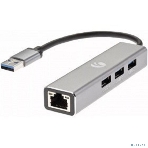 Переходник VCOM USB 3.0 -->RJ-45 1000Mbps+3 USB3.0, Aluminum Shell, 0.2м DH312A, фото17