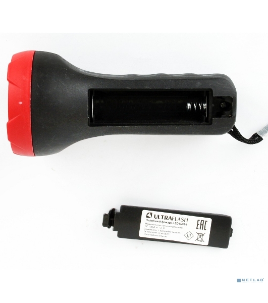 Фонарь LED16014 1 + 4SMD LED 2 реж. 1XR6 пласт блист-пакет Ultraflash 14253