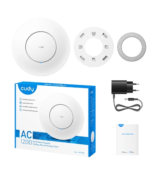 Точка доступа Cudy AP1300 AC1200 Wi-Fi белый