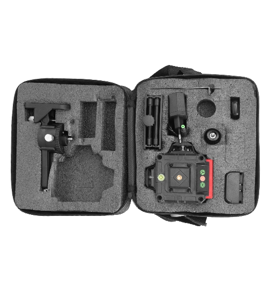 Лазерный уровень м-призм. MTX ML 360-3 Basic SET, 30 м, зеленый луч, акк. Li 3000 мА·ч, сумка