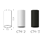 Корпус светильника C7443 SBK черный песок D70*H150mm MR16 GU5.3, фото13