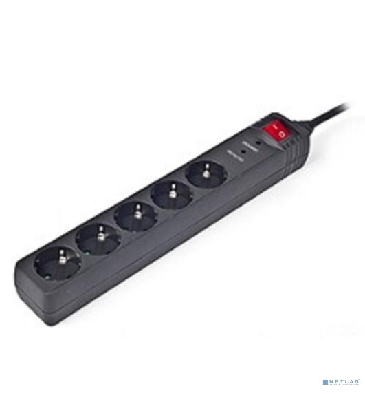 Сетевой фильтр Energenie Сетевой фильтр SPG5-C-10 3m. 16А. черный