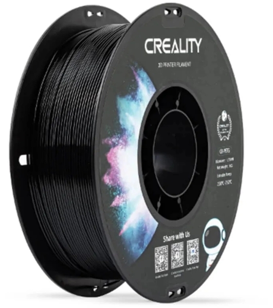 Пластик для принтера 3D Creality 3301030035 CR-PETG d1.75мм 1кг черный