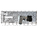 Клавиатура для ноутбука Lenovo ThinkPad Edge E530 E535 E530c черная, фото 1
