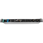 Блок розеток АВР Rem R-16-2S-T-440-2XC20 1U 19' ввод:2xС20 выход:2xSchuko16A черный, фото2