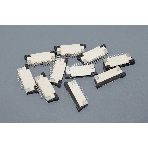 Разъем FPC Half Coverage Bottom Contact 1.0K-BX-8PWB 8 pin высота 2мм шаг 1мм 10 шт, фото 1
