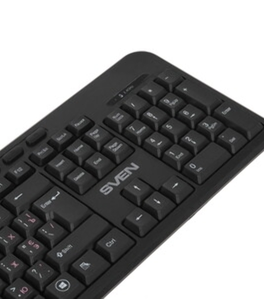 Комплект клавиатура + мышь SVEN KB-C3200W беспроводные клавиатура и мышь, черные
