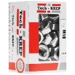 Гайка Tech-Krep DIN934 шестигранная оцинк. М10 (50 шт) - коробка с ок. 105249, фото 1