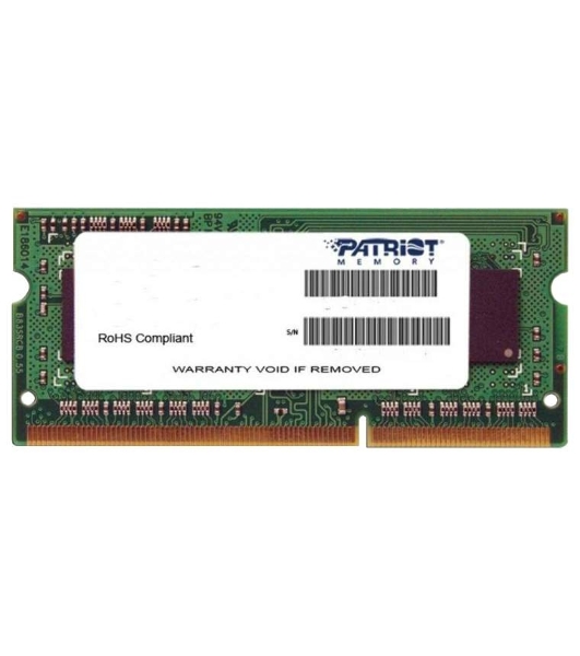 Оперативная память Patriot Signature, DDR4, 4GB (1x4 GB), 2400 MHz, CL17, SO-DIMM