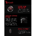 Гарнитура Bloody G535 чёрный/серебристый, проводная, подсветка, фото13