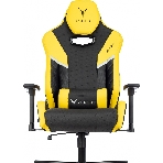 Кресло игровое Knight Thunder 5X черный/желтый эко.кожа крестов. металл, фото35