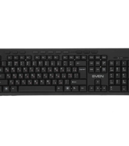Комплект клавиатура + мышь SVEN KB-C3200W беспроводные клавиатура и мышь, черные